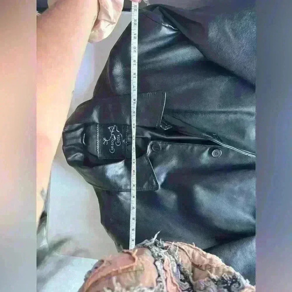 Men's CARIBOU CREEK Black 100% Leather Insulated Jacket Size XL - Picture 3 of 6